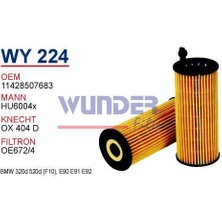 Wunder Bmw 3,20 D-5,20 D[f-10]--E-90/e-91/e-92 Yağ Filtreleri