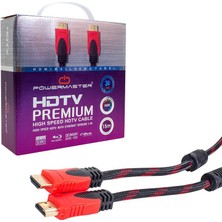 Powermaster HDMI Kablo 15 Metre Örgülü G-507E