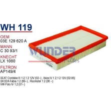 Wunder Volkswagen Polo Iv 1.2 - Seat Cordoba Hava Filtresi