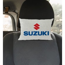 Bk Gift Suzuki Tasarımlı Dikdörtgen Araç Koltuk Yastığı-1