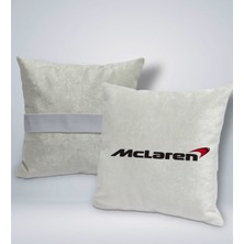 Bk Gift Mclaren Tasarımlı Kare Araç Koltuk Yastığı-1