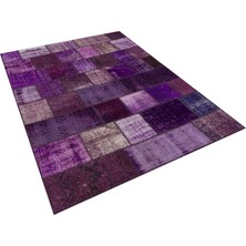 Sempati Halı Klasik Modern Patchwork El Dokuma Eskitme Halı 160 x 230 cm 5720