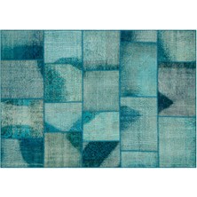 Sempati Halı Eşsiz Güzelliğe Sahip Patchwork El Dokuma Halı 160 x 230 cm 5726