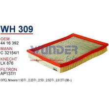 Wunder Opel Movano E.m Hava Filtresi