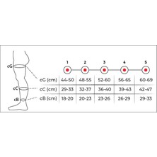 Variteks 931DIZ Üstü Basınç Çorabı (Kapalı Burun)