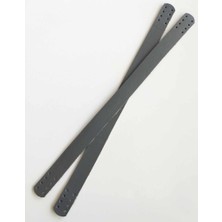 Angel Çanta Aksesuar 35X2 cm Gerçek Deri Çift Sap Gri