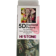 Hi Stone 5d Elmas Boncuk Taş İşleme Mozaik Goblen Kit 30 x 30 cm Ms24941