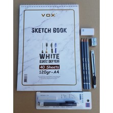 Vox Art A4 Defter Eskiz Çizim Seti 8 Parça