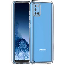 Ceponya Galaxy A31 Kılıf Darbe Emici Kamera Çıkıntılı Antişok Şeffaf