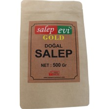 Salepevi Gold Salep Doğal Saf Katkısız Öğütülmüş Toz Sahlep İçimlik ve Dondurma 500 gr