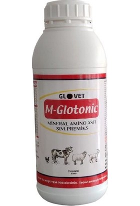 Glovet M-Glotonic Vitamin Mineral Premiks Kanatlı Kuş Büyükbaş Küçükbaş 1 lt