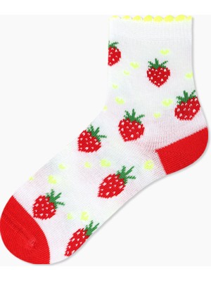 Bross 3'lü Meyve Desenli Bebek Çorabı