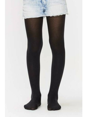 Penti Siyah Renk Mikro 40 Çocuk Külotlu Çorap