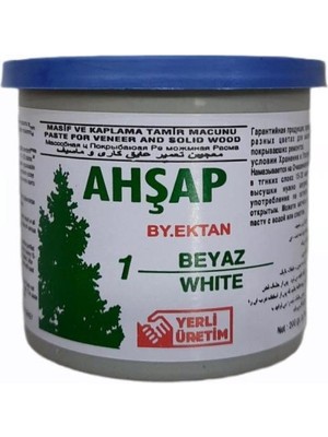 Katar Novax Beyaz Ahşap Tamir Macunu 200 gr Masif ve Kaplama Tamiri İçin Mükemmel Sonuç
