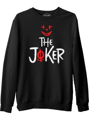 Lordd T-Shirt  The Joker - Look Siyah Erkek Kalın Sweatshirt
