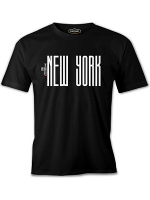 Lordd T-Shirt  New York City - Freedom Siyah Erkek T-Shirt