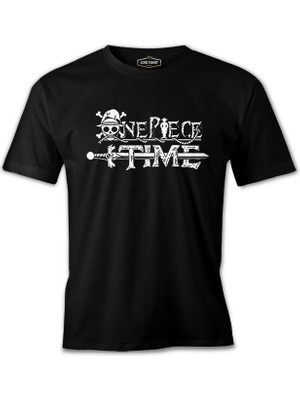 Lordd T-Shirt  One Piece - Time Siyah Erkek T-Shirt