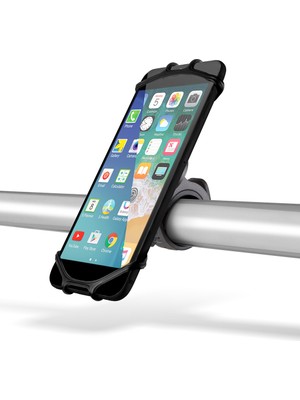 Ttec EasyRide Bisiklet ve Motosiklet Telefon Tutucu 360° Döner Başlık 6 inç Uyumlu Silikon Gövde