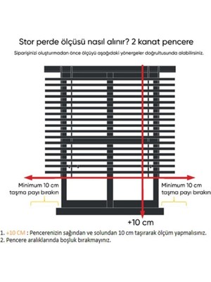 Halim Perdesan Çift Mekanizmalı Tül Stor Perde Rac-25 Beyaz Renk Etekli 90 x 260 cm