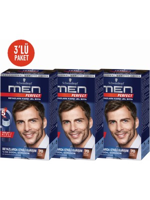 Schwarzkopf Men Perfect K.kahve 3lü Erkek Saç Boyası 70