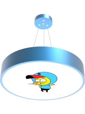 Hegza Lighting Drum-40 ( Kral Şakir ) Modern Ledli Çocuk Odası LED Avize