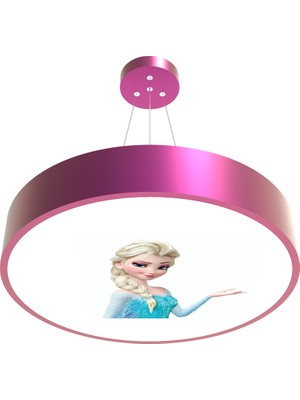 Hegza Lighting Drum-40 ( Elsa ) Modern Ledli Çocuk Odası LED Avize