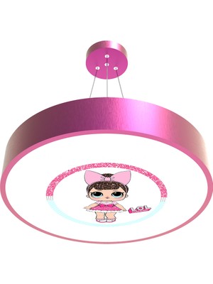 Hegza Lighting Drum-40 ( Lol ) Modern Ledli Çocuk Odası LED Avize