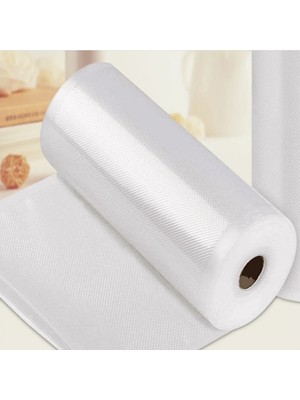 Vakur Rulo Tırtıklı Vakum Poşeti 10 mt x 25 cm