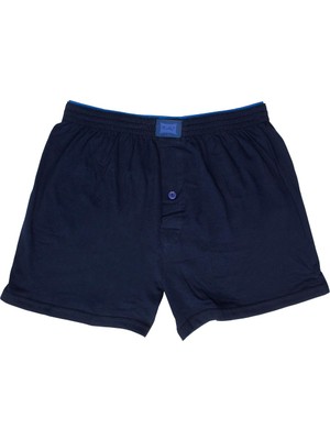 Tutku 5'li Paket Penye Lacivert Renk Düz Erkek Boxer Abani Classic