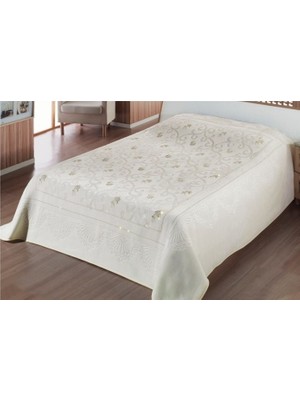 Merinos Embos Pırıltılı Battaniye Çift Kişilik