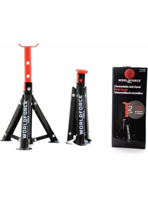 Worldforce 2 Ton 4 Ayaklı Kriko Standı Katlanır Araç Sehpası Seti