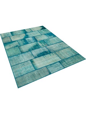 Sempati Halı Klasik Modern Patchwork Eskitme El Dokuma Halı 160 x 230 cm 5706