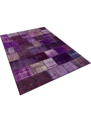 Sempati Halı Klasik Modern Patchwork El Dokuma Eskitme Halı 160 x 230 cm 5720