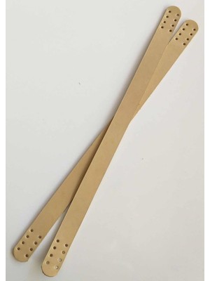 Angel Çanta Aksesuar 35X2 cm Gerçek Deri Çift Sap Ham Renk