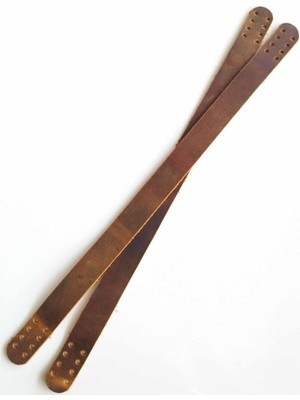 Angel Çanta Aksesuar 35X2 cm Gerçek Deri Çift Sap Cazy Oil Hardal Sarı