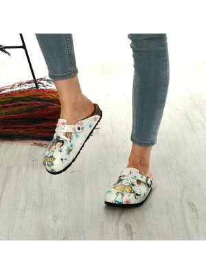 Azizsahinshoes 6338 Şapkalı Kız Sabo Terlik