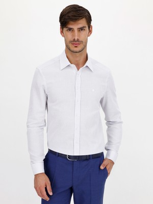 Cacharel Lacivert Slim Fit Gömlek