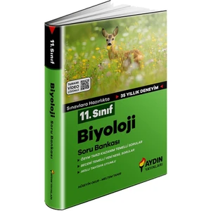 Aydın Yayınları 11. Sınıf Biyoloji Soru Bankası