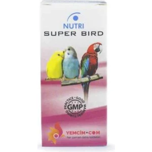 Super Bird Muhabbet Kuşu, Sultan Papağanı ve Diğer Kafes Kuşları Için Süper Vitamin 50 ml