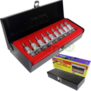 007-RC4410 9 Parça Torx Uçlu Lokma Seti Takımı Erkek 1/2