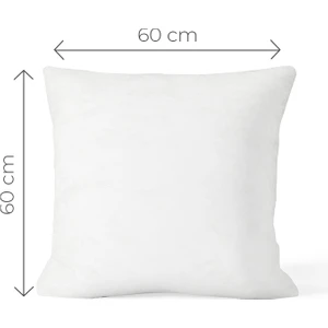 Valena Home Kırlent Kılıfı Iç Yastığı Minder 60 x 60 cm 600 gr Silikon Elyaf
