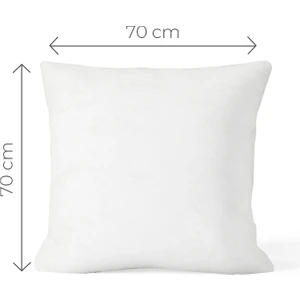 Valena Home Kırlent Kılıfı Iç Yastık Minder 70 x 70 cm Boncuk Elyaf