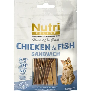 Nutri Feline Tavuk&balık Etli Sandvic Tahılsız Nutri Feline 50GR Kedi Öd?