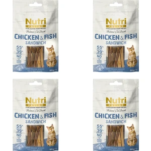 Nutri Feline Tavuk&balık Etli Sandvic Tahılsız Nutri Feline 50GR Kedi Öd?