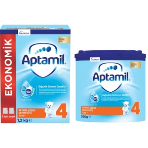 4 1200 gr ve Aptamil 4 350 gr Çocuk Devam Sütü 1 Yaş