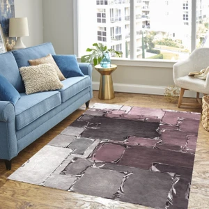 Cappio Halı Cappio Patchwork Desenli Halı (Makine'de Yıkanabilir)