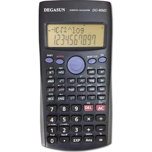 Fonksiyonlu Hesap Makinası Çift Satır Geniş Ekran DG-90MS