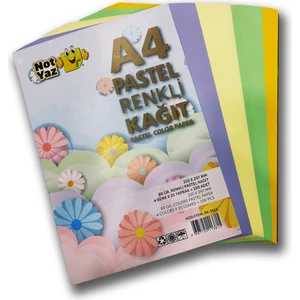 A4 Pastel 100 Yaprak 4 Renk