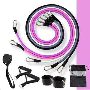 11'li Latex Direnç Lastiği Egzersiz Direnç Lastiği Full Set