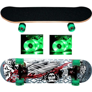 Işıklı Silikon Teker Kaykay No:1